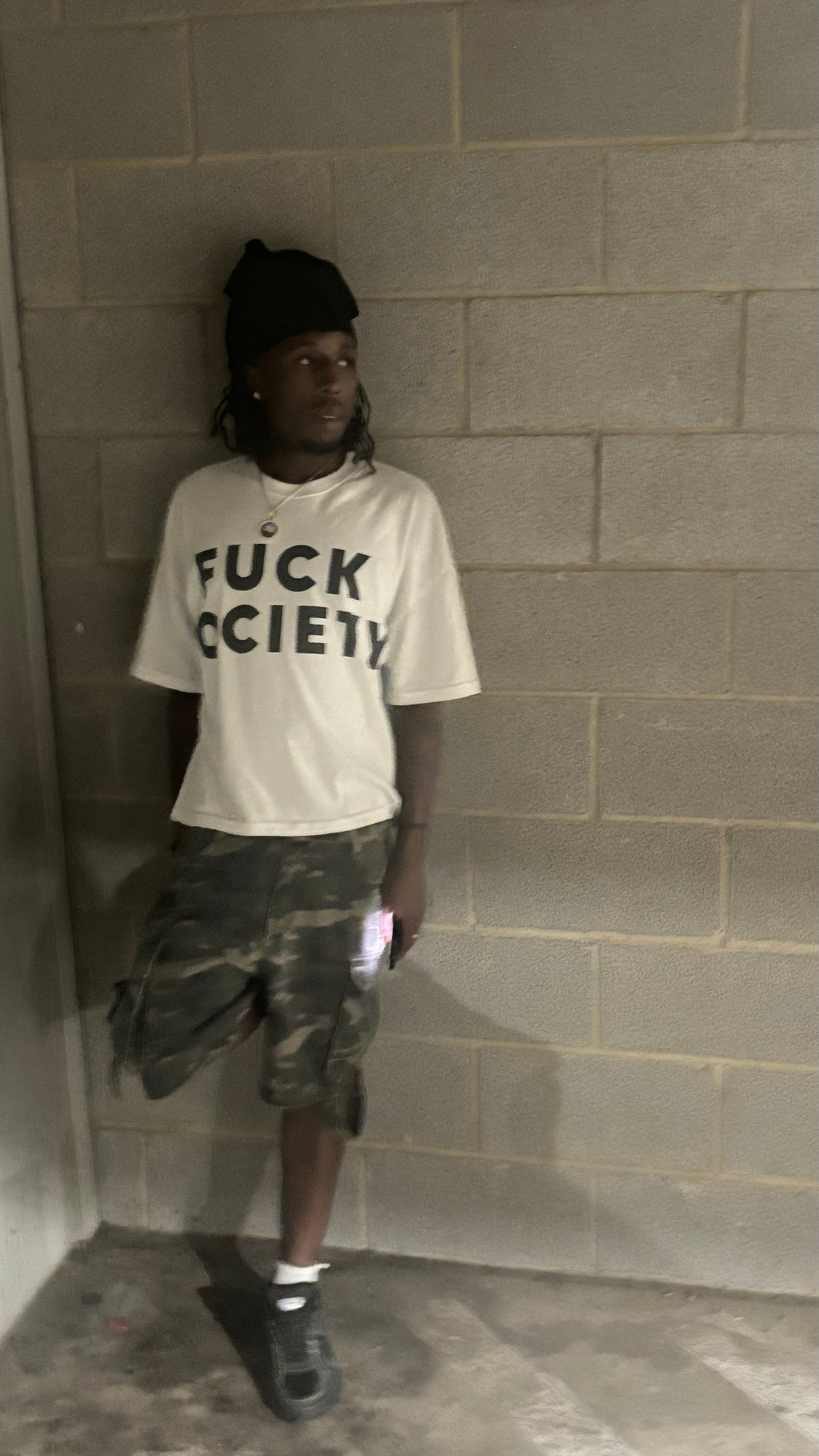 FUCK SOCIETY TEE (White)