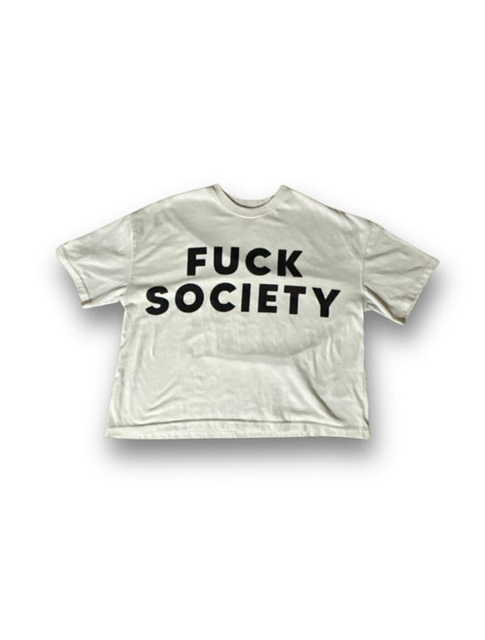 FUCK SOCIETY TEE (White)